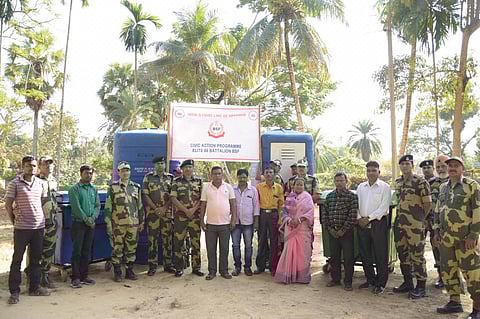 See Pictures: BSF actively participated in a “Swachh Bharat Abhiyan” in Tripura