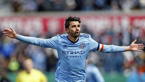 Spanish striker David Villa celebrates 37th birthday