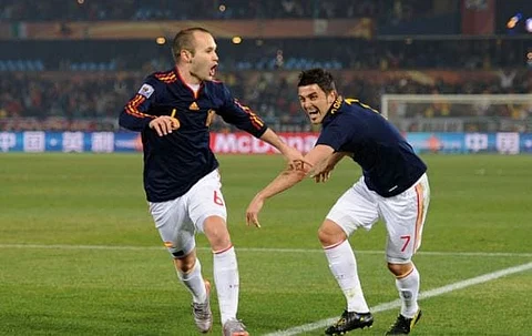 Former Barcelona striker David Villa signs with Japan’s Vissel Kobe