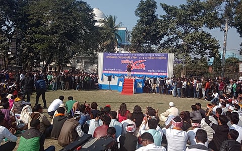 AASU along with 30 organisations launched ‘Khilonjiar Bajraninad’ in Guwahati to protest against CAB’16