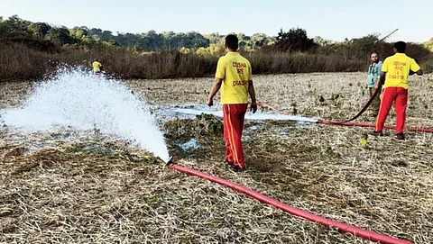 Pumping of Water From Shafts In Ksan, East Jaintia Hills Continue