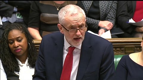 British opposition calls for vote on holding second referendum