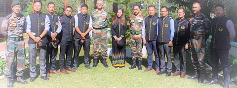 Mizoram Civil Services Nine probationers visit Counter Insurgency and Jungle Warfare School