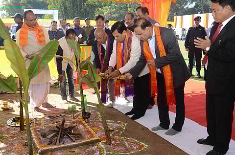 Sarbananda Sonowal lays foundation stone of Kokrajhar Medical College
