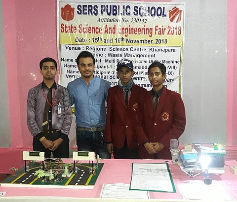 Three students participate in All India Science Exhibition