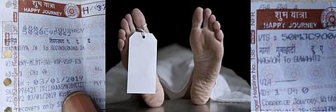 Unidentified Passenger from Assam found dead on Vizag Railway Tracks