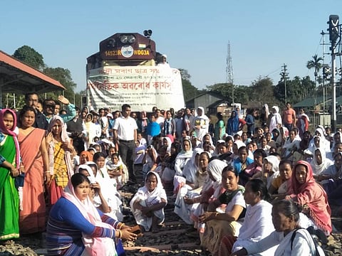 AMSU Indefinite Economic Blockade hits normal life in Assam-Arunachal Pradesh