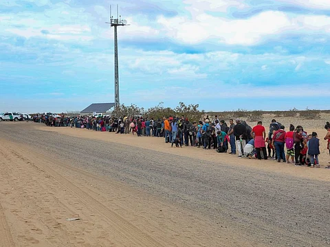 Migrants detained