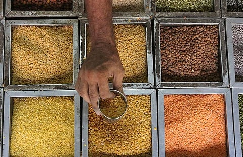 Rice, dal and mixed vegetable served free under Rotary Greenland Bhojon Prokolpo