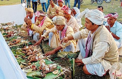 Mae Dam Mae Phi celebrations in the city on Thursday
