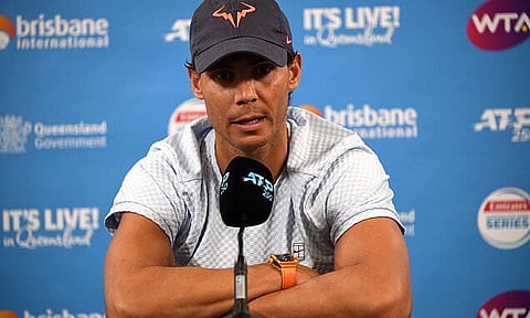 Injured Rafael Nadal withdraws from Brisbane International