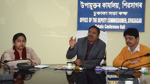 New Sivasagar DC addresses local media, civic body members