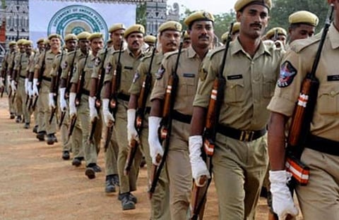 Passing-out parade of constables of UP Police