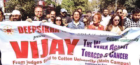 Manisha Koirala Leads Walk On Awareness Against Cancer