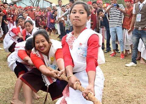 45th Karbi Youth Festival Pulls Crowd in Diphu
