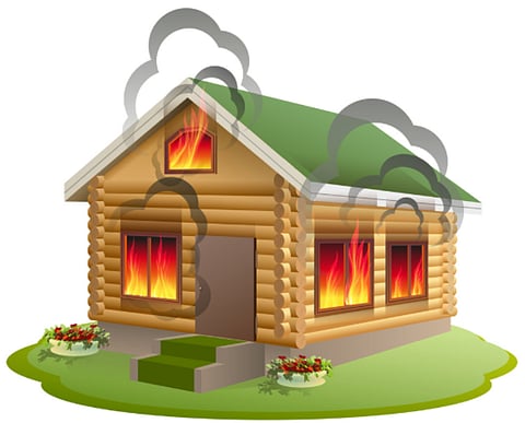 Fire Broke Out At East Madhab Nagar At Maligaon