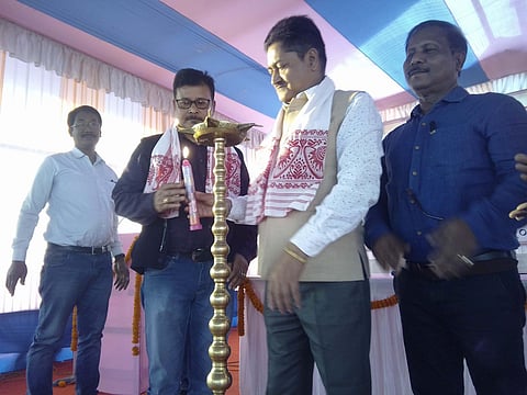 National handloom expo gets underway at Morigaon School field