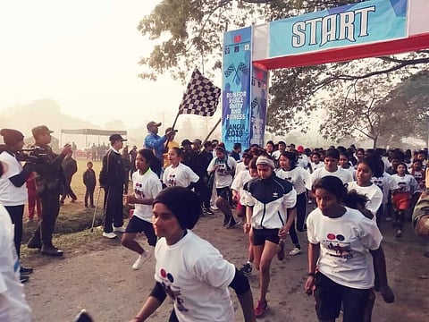 Run for peace organized by Chindits Battalion of Red Horns Division