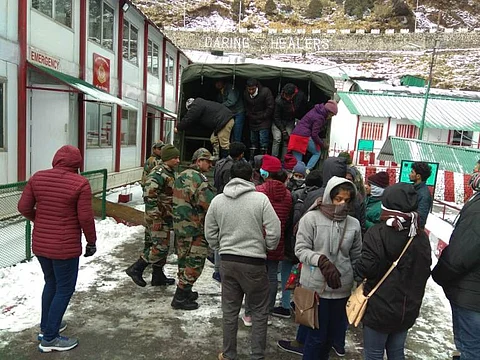 Over 300 stranded tourists rescued by Indian Army in East Sikkim