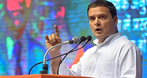 You have guts, please talk on Rafale: Rahul tells Gadkari