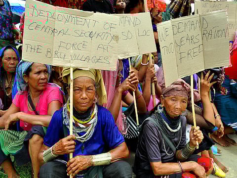 Bru refugees welcome settlement pact
