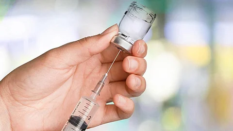 Mithun vaccination camp by North East Initiative Development Agency