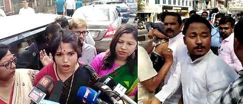 Scuffle breaks outside Asom Gana Parishad party office in Guwahati