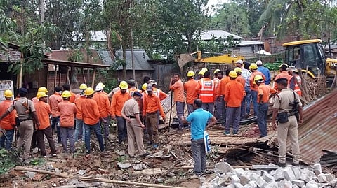 Eviction drive carried out from Cachar Treasury office to Court Complex
