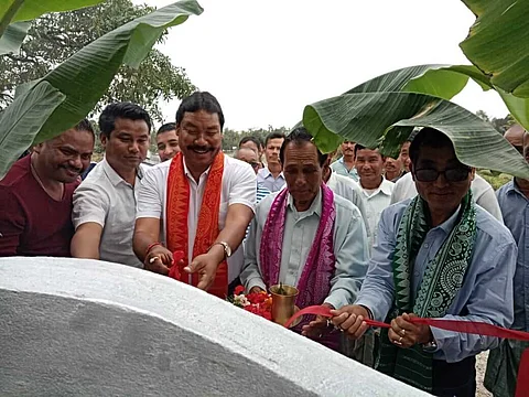 MLA Rabiram Narzary lays multiple foundation stones in Kokrajhar