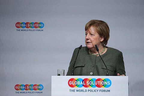 Angela Merkel vows to fight for orderly Brexit