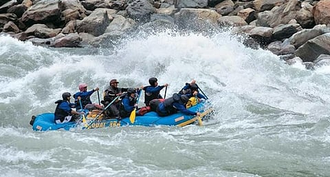 Indo-Bangla white water rafting culminated at Pangin