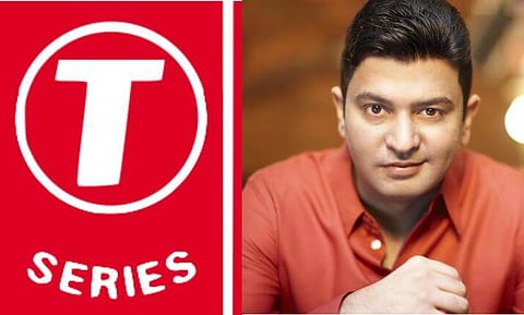T-Series bags No. 1 YouTube channel spot