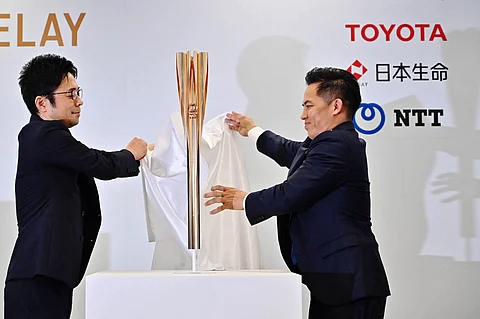 Tokyo 2020 Olympic relay torch design unveiled