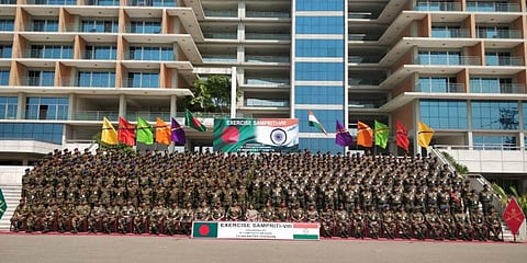 Joint Military Exercise Sampriti-VIII between Indo-Bangladesh concludes at Tangail in Bangladesh