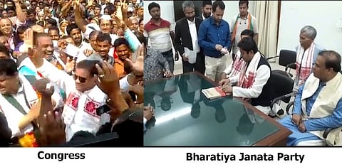 MGVK Bhanu and Pallab Lochan Das filed nominations ahead first phase of Lok Sabha Elections for Tezpur Constituency