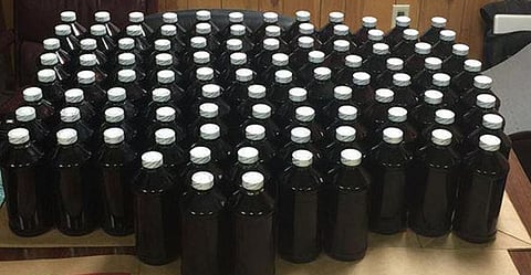 300 bottles of cough syrup seized by Railway Protection Force