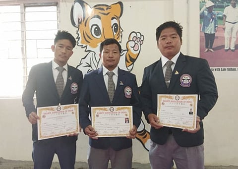 Four Senior karatekas From Arunachal Qualify As Referees