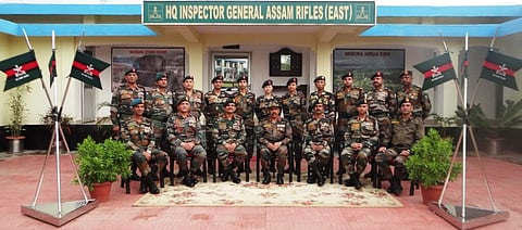 Assam Rifles Director General Lt General Sukhdeep Sangwan Visits Srikona