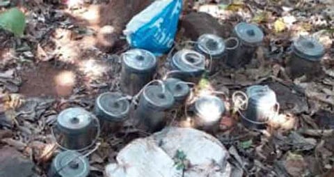 15 Kg Improvised Explosive Device (IED) Recovered From Maoist Area