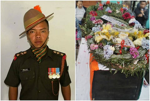 Major David Manlun, Kirti Chakra’s bust unveiled at Tizit in Mon district