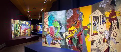 Maneswar Brahma Painting Exhibition At Assam State Museum