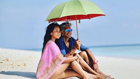 Milind, Ankita Set Couple Goals On Maldives Vacation