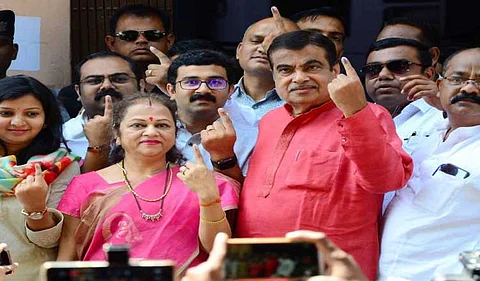 ‘Rejected’ Stamp Against Nitin Gadkari’s Name In Nagpur