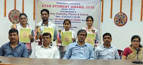 Star Student Award of the year given away by Mangaldai College to meritorious students