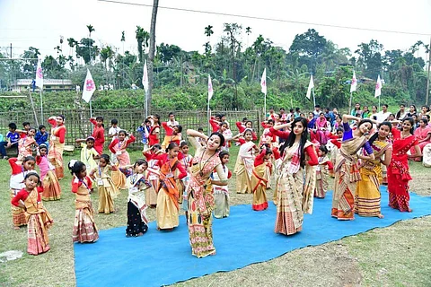 15-day long workshop on Bihu dance and dhol badan gets underway in Sivasagar