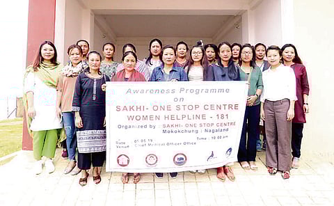 Sakhi-One Stop Centre awareness programmes on women-centric issues and rights organized at Vision Vale School Longleng