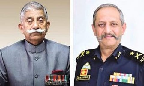 National Cadet Corps Additional Director General Major General Bipin Bakshi meets Governor BD Mishra