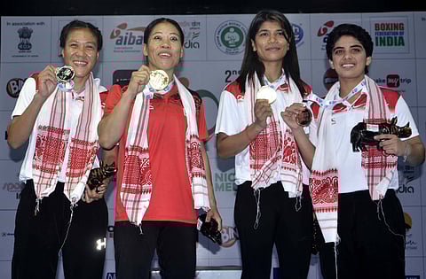 Mary Kom, Shiva Thapa, Jamuna Boro dominate finals of the India Open International Boxing Tournament