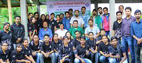 Free animal vaccination and treatment camp held by Assam Agriculture University, North Lakhimpur