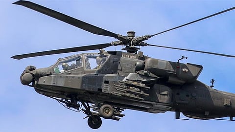 Indian Air Force (IAF) Apache helicopter makes emergency landing in Punjab